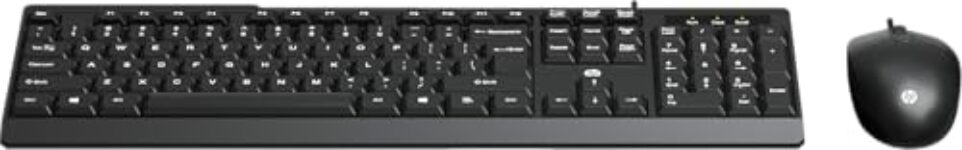 HP KM120 Wired Mouse and Keyboard Combo (AB3D0AA)