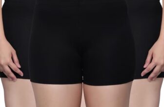 Aimly Women Cotton Sports Shorts Pack of 3 Black