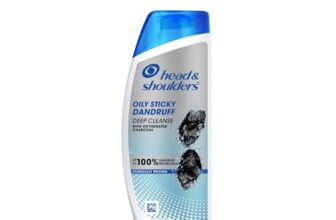 Head & Shoulders Deep Cleanse Anti Dandruff Shampoo with Oxygenated Charcoal, Fights Oily & Sticky Dandruff, Upto 100% Dandruff Protection, 72 ml