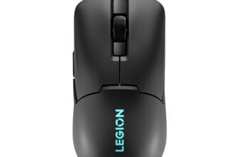 Lenovo Legion M300s RGB Wired Gaming Mouse – 8,000 DPI Adjustable Sensor, 6 Programmable Buttons & 20-Million Clicks Durability with Optimized Comfort (Black), GY51H47350