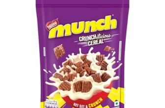 Nestlé Munch Crunchilicious Cereal | Get Set & Crunch | Breakfast Cereal | 300g Chocolate Flavour
