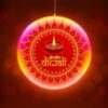 Gesto Shubh Diwali LED Board Light – Multicolor Double-Sided Hanging Display | Festival Lights for Home, Door Entry, Balcony,Corporate Offices, Showrooms, Mandir,Pooja Pandal & Diwali Decoration Items