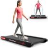Sparnod Fitness WalkyShaky Vibration Walking Pad Treadmill for Home Use – Under Desk Treadmill with 4 Vibration Massage Modes, 2.5HP Motor, 120kg Capacity