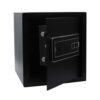 BonKaso Safe Locker For Home, 33 Litres Locker Box For Money, Jewellery, Digital Electronic Safe Locker For Home & Office With Auto lock Function, Anti Theft Alarm And LED Display (Black)