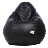 Sattva Classic XXL Bean Bag Without Beans (Black)