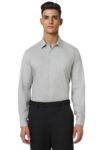 Van Heusen Men’s Modern Fit Shirt (VHSFBCUBF09932_Light Grey