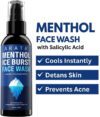 ARATA Menthol Ice Burst with 1% Salicylic Acid | Treats Acne & Pimples | All Skin Types Face wash Face Wash(100 ml)