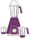 Prestige (Wet Jar-1600 ml, Dry Jar-1100 ml, Chutney Jar-450 ml) 550 W Mixer Grinder(Nakshatra V2 | 3 Jars | Purple)