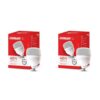 Eveready 40W LED Hammer Bulb | High CRI & High Efficiency | Energy Efficient | Mercury-Free | 4KV Surge Protection | 100 Lumens Per Watt | Cool Day Light (6500K) (Pack of 2)