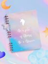 DOODLE Hardbound Spiral Notebook Diary with Bookmark Dangler and 100+ Stickers | B5 | 160 Undated Ruled Pages | 80 gsm Acid Free Paper | Open Flat To Write Comfortably (Unicorn)