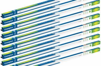 Crompton Laser Ray Smile 20W 20 W 121 cm Tube Light(White, Pack of 10)