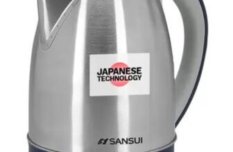 Sansui Instant Pro 1.8 Electric Kettle(1.8 L, Silver, Blue)