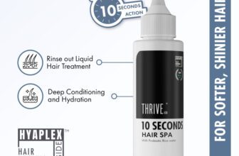 ThriveCo 10 SECONDS Hair Spa with Probiotic Rice Water For Instant Shine & Smooth Hair(150 ml)