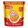 Kwality Corn Flakes 800g | Made with Golden Corns | 99% Fat Free, Natural Source of Vitamin & Iron | High in Protein & Fiber | Healthy Breakfast Cereal