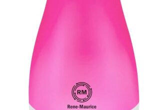 Rene Maurice Ultrasonic Cool Mist Humidifier 200ml for Room Moisture, Baby, Cold & Cough | Aroma Diffuser with Essential Oils, Night Light, Auto Shut-Off, Perfect for Dry Skin & Plants