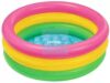 Intex Glow Baby Pool Inflatable Swimming Pool (Multicolor)