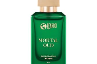 Beardo Mortal Oud Perfume for men 80ml | Oriental, Earthy scent with Honey, Citrus, Patchouli & Sandalwood notes | Long Lasting Premium Mens Perfume | All Season Eau de parfum for Men | Gift for Husband | Gift for Boyfriend | Gift for Men