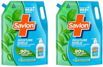 Savlon Moisture Shield Germ Protection Liquid Handwash Refill Pouch, 1500ml (Pack of 2)