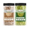 Nature Aahar Organic Sunflower & Pumpkin Seeds Combo | Raw & Unroasted | Rich in Protein, Magnesium & Healthy Fats | Superfoods for Immunity, Heart & Bone Health | 400gm