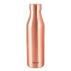 MILTON Copper Charge 750 Bottle, 770ml, Lacquer Coating, Curved bottle,100% Pure Copper, BPA Free, Leak Proof, Office Bottle, Boosts Immunity, Supports Digestive & Liver Health, Ayurveda Inspired