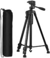 JPZ BONTECH WORLD’S FIRST CHOICE 3366 Black Tripod Mobile Phone and Camera Stand with 360 Degree Horizontal & Vertical Rotating Head