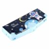 X E L V U N A Astronaut Design Pencil Box with Built-in Sharpener and Eraser compartments