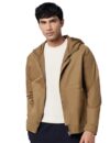 Qube By Fort Collins Cotton Men’S Parka Standard Length Coat (D1881AZ_Khaki
