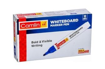TIELO CAMLIN White Board Marker Fine | BLUE | Pack of 10