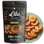 LILA DRY FRUITS Natural Dried Anjeer 200 Gms Pouch Pack | Dry Fig for Healthy Snacking, Dieting & Breakfast | Rich Source of Fibre Calcium And Iron | High In Minerals | Perfect for Giftings