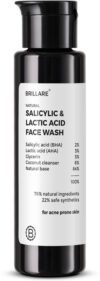 BRILLARE 2% Salicylic Acid  for Oily Skin | Deep Cleansing, Oil Control & Acne Care Face Wash(100 ml)