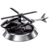 Solar Powered Car Perfume Diffuser with Rotating Propeller, Helicopter Design Air Freshener for Dashboard and Indoor Use