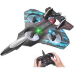 Dholaji Remote Control Star Fighter Plane with Controller, LED Lights, 2.4G Signal, EPP Body