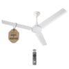 KUHL Fest B1 1200MM Power Saving BLDC Ceiling Fan | 28W | Saves Upto 65% Electricity | BEE 5 Rated & ISI Marked | High Air Flow | Stylish Design | Remote & Regulator Operated | White