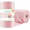 Microfiber Cleaning Cloth Roll for Household Surface Cleaning – Pink Reusable Cloth Sheets Roll (20 PIC)