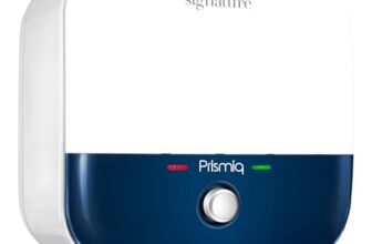 RR Signature Prismiq 25L Storage Water Heater |Glass Line Tank|8 Bar, High Rise Buildings |2 Yr Warranty on Product & 8 Yr on Tank by RR | Free Installation & Pipes