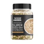 6-in-1 Super Seeds Mix – Sunflower, Chia, Pumpkin, Flax, Sesame & Watermelon Seeds | Protein & Fibre Rich | Healthy Snack, Smoothie & Salad Topping | Vegan & Gluten-Free | 200gm