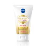 NIVEA Luminous Even Glow Face wash with an oil free formula, infused with AHA, Aloe vera, Guarana Extracts, Deeply cleanses, for Normal & Sensitive Skin, For Women & Men| 100ml