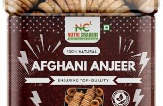 Nutri Cravers Premium Afghani Anjeer 1KG Naturally Soft Juicy Dried Figs Dry Fruit | No Added Sugar | Rich Source Of Fiber | Low in Fat | Healthy Snack Jar Pack