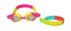 Protoner Kids Swimming Goggles with Wrist Band, Multicolour, Adjustable Strap (Pink Multicolor)