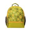 Nivia Paws School Bag,Faced Water-Proof Lightweighted, Breathable air mesh, Highly Durable and Premium Fabric Bag, Adjustable Shoulder,100% Polyester,Bags for Kids (Olive-Yellow),Capacity-16 litres