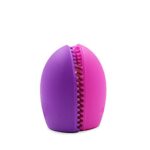 FAMEZA 3 Pack of Silicone Makeup Brush Cleaner, Cosmetic Cleaning Tool (Pink)