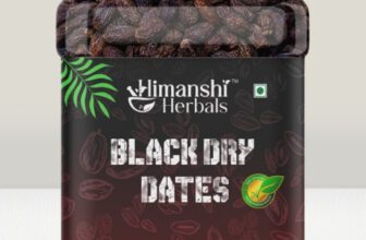 HIMANSHI HERBALS Premium Black DRY Dates|Sukha Khajoor,Healthy & Nutritious Snack |Chuara Dry Dates(1 x 1000 g)