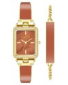 ANNE KLEIN Quartz 22 mm Rust Dial Stainless Steel Analog Watch for Women