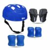 Guru Skating Guards, Skating Guards for Kids (Small), Skating/Cycle Protective Gear Skating Guard Combo (Blue)