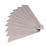 Harden Premium Snap Off Cutter Blade 10 Pcs 18×100 mm, Stainless Steel Blade Easy Loading and Retractable (570343)