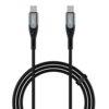 boAt Type C to C 65W Fast Charging Cable with 480 Mbps Data Transfer, Tangle-Free Cable in Premium Nylon Braided Design (Carbon Black)