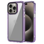amazon basics Back Case Cover for iPhone 15 Pro (TPU + PC_Space-Purple)