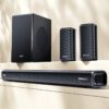 Mivi Fort H750 Soundbar, 750 Watts, Dolby Audio, 5.1 Channel, Multi-Input & EQ Modes 750 W Bluetooth Soundbar(Black, 5.1 Channel)