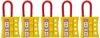 Aktion Safety Lockout Device AK-SLDH-75 De-Electric HASP Number of Holes: 4 – Yellow (Pack of 5)