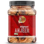 Marwadi Farm Afghani Anjeer Naturally Dried Figs | Soft Texture and Rich Taste | Authentic Flavor | Family Pack (1kg, Afghani Anjeer)